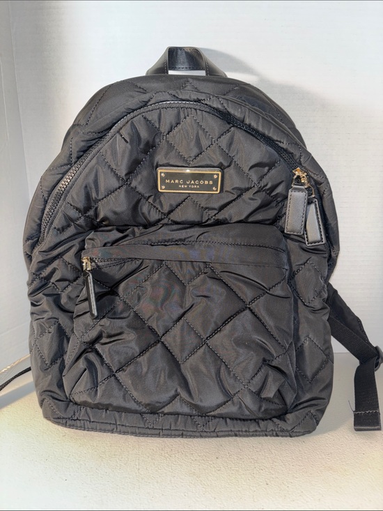 Marc Jacobs Handbags - Marc Jacobs New York Quilted Nylon Black Backpack